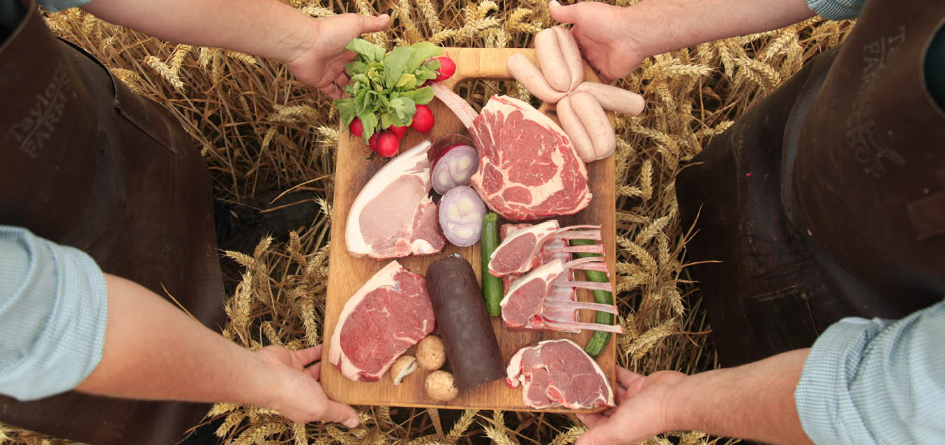 Premium meat cuts and fresh produce at Taylors Farm Shop